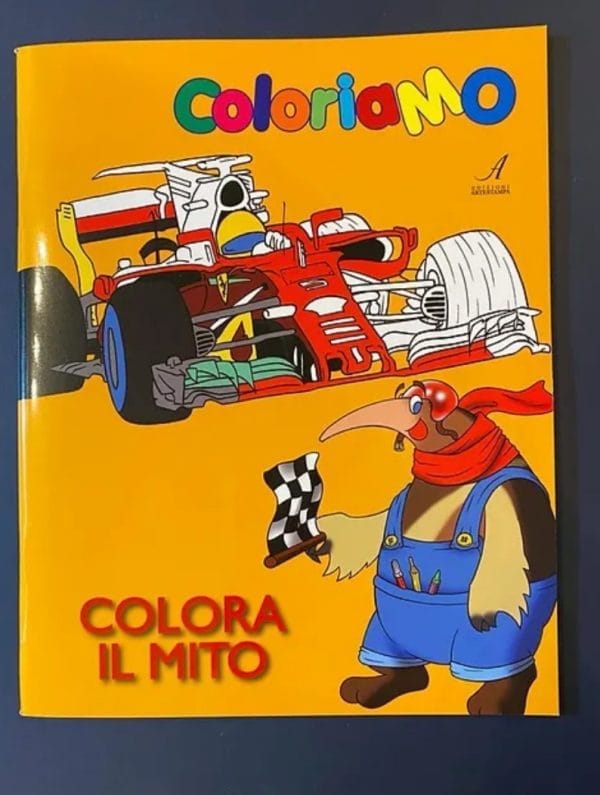 Book "Colora il mito" ("Colour the myth")