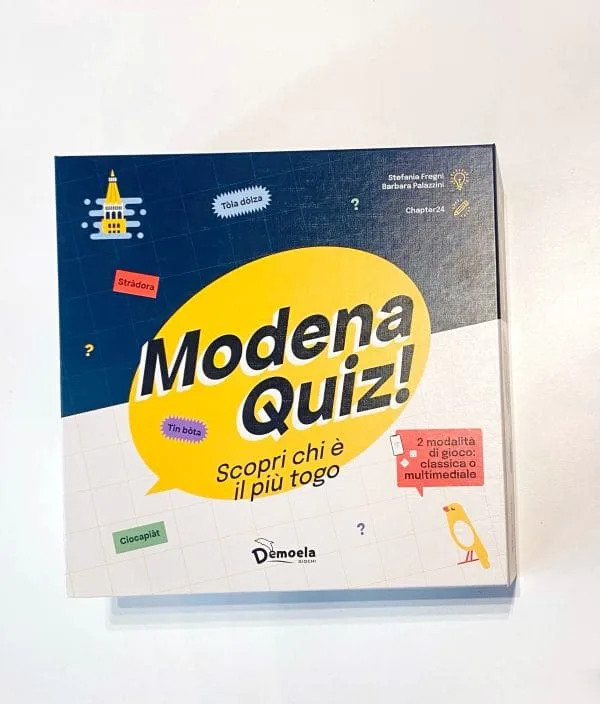 Modena Quiz!, gioco da tavolo Demoela