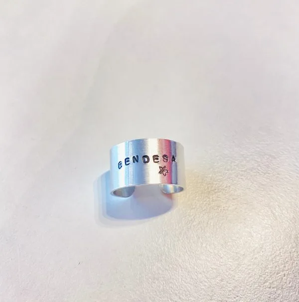 Ring with dialect engraving "Bendesa"