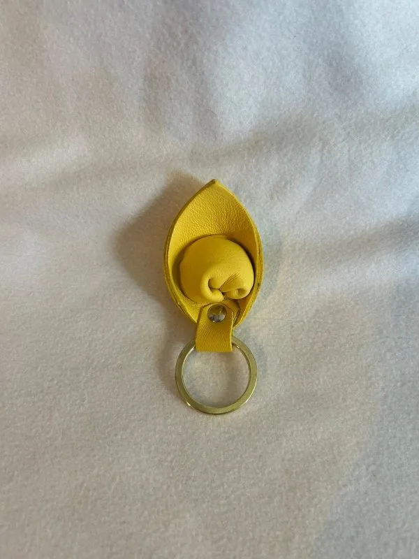Eco-leather Tortellino keyring