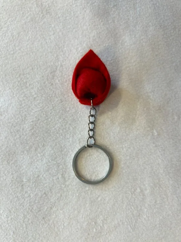 Eco-leather Tortellino keyring - Image 4